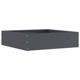 Vidaxl tuinrand 6 pcs antraciet 50 x 50 x 13 cm staal