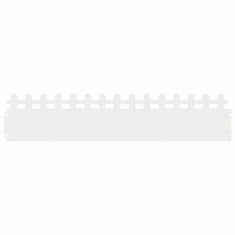 Vidaxl gazonranden 30 pcs wit 103 x 0,05 x 22 cm staal