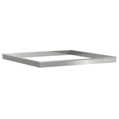 Vidaxl slakkenhekken 20 pcs zilver gegalvaniseerd staal