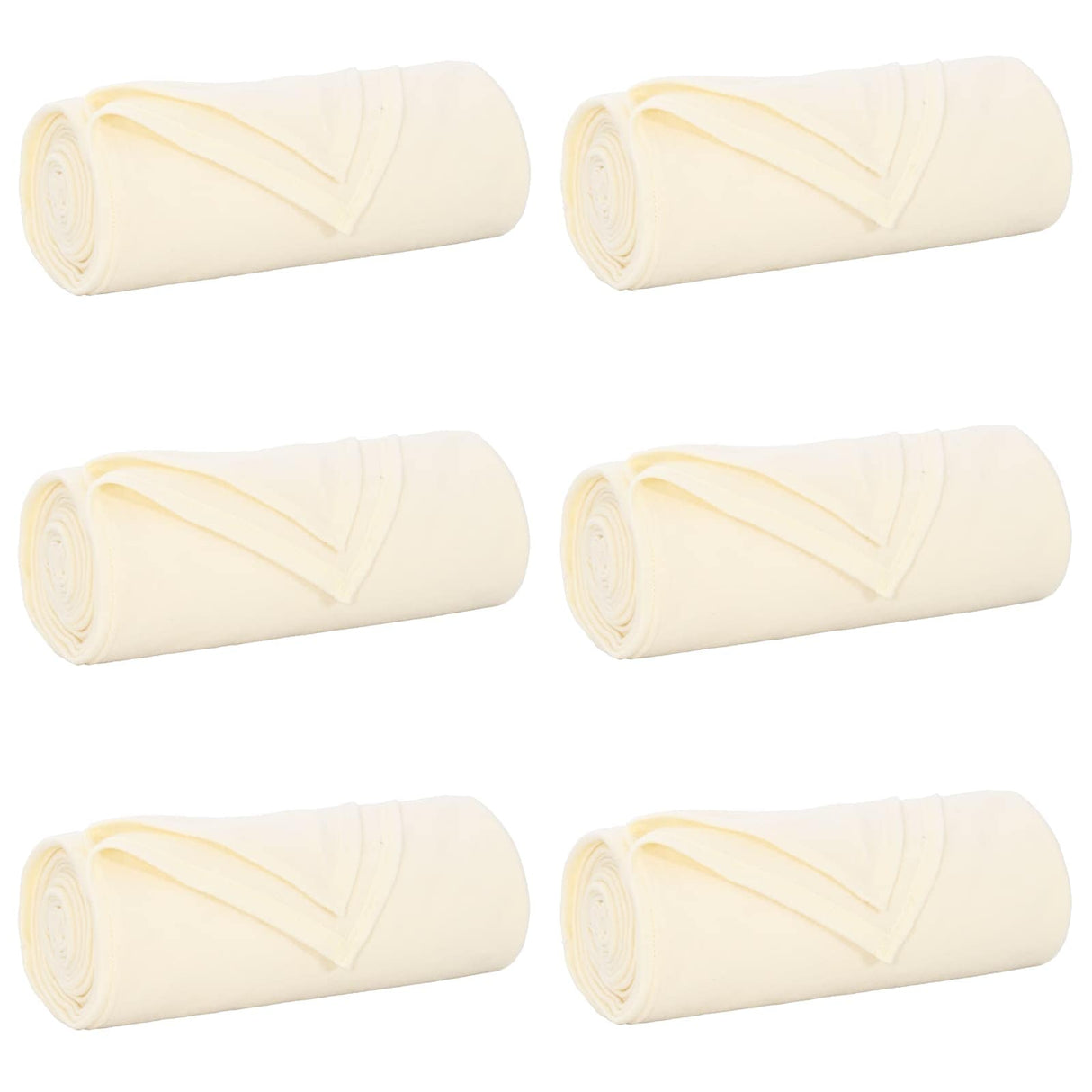 Vidaxl kleden 6 pcs crème 270 x 240 cm fleece