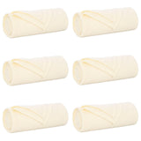 Vidaxl kleden 6 pcs crème 270 x 240 cm fleece