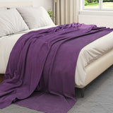 Vidaxl kleden 6 pcs paars 270 x 240 cm fleece