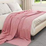 Vidaxl kleden 6 pcs roze 240 x 220 cm fleece