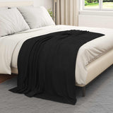 Vidaxl kleden 24 pcs zwart 170 x 130 cm fleece