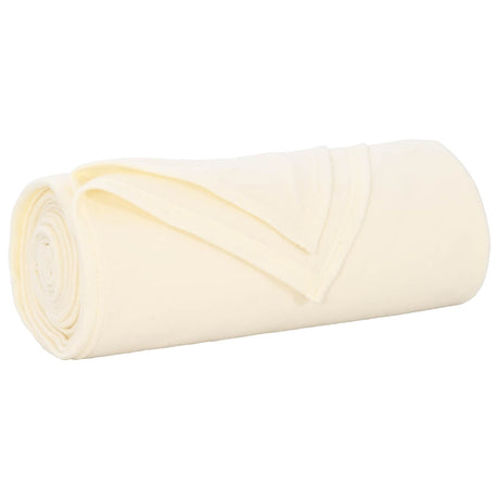 Vidaxl kleden 24 pcs crème 200 x 150 cm fleece