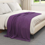 Vidaxl kleden 24 pcs paars 170 x 130 cm fleece