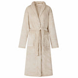Vidaxl badjas zonder kap beige xl flanel