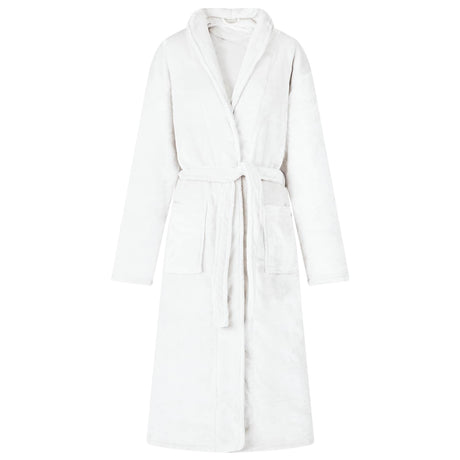 Vidaxl badjas zonder kap wit xl flanel