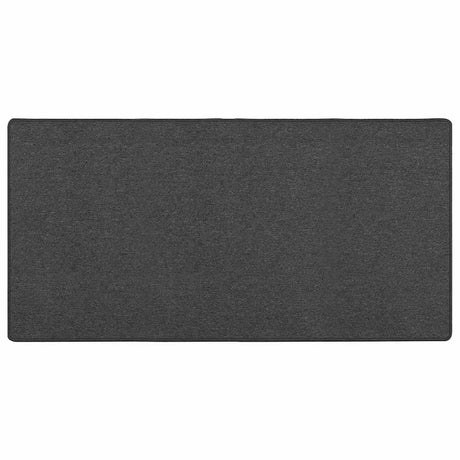 Vidaxl tapijt loper donkergrijs 100 x 200 cm 100% polypropyleen