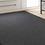 Vidaxl tapijt loper donkergrijs 100 x 300 cm 100% polypropyleen