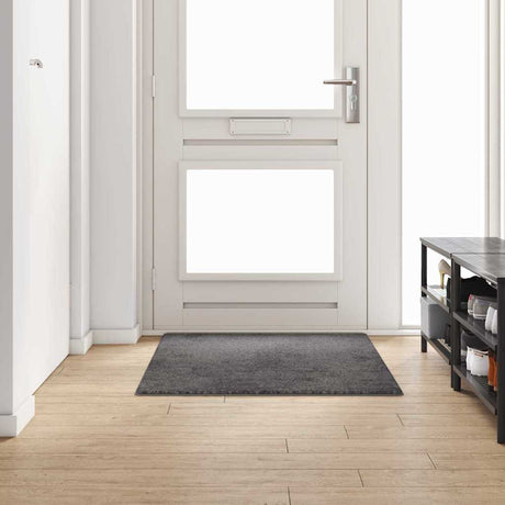 Vidaxl tapijt loper grijs 100 x 150 cm 100% polypropylene tuft