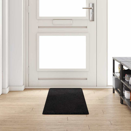 Vidaxl tapijt loper zwart 50 x 200 cm 100% polypropylene tuft