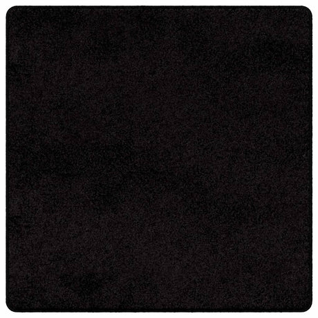 Vidaxl tapijt loper zwart 100 x 100 cm 100% polypropylene tuft