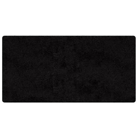 Vidaxl tapijt loper zwart 100 x 200 cm 100% polypropylene tuft