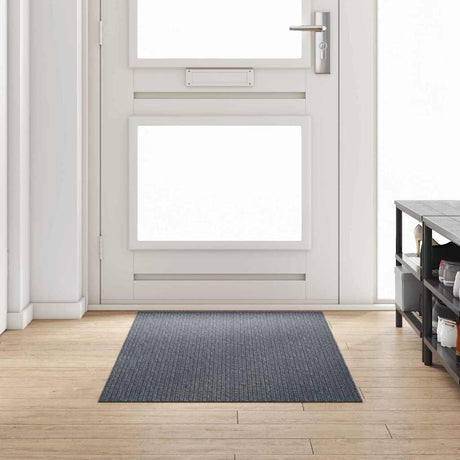Vidaxl tapijt loper grijs 80 x 200 cm stof