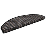 Vidaxl zelfklevende trapmatten 15 pcs antraciet 65 x 21 x 4 cm