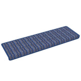 Vidaxl zelfklevende trapmatten gestreept 15 pcs blauw 65 x 21 x 4 cm