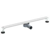 Vidaxl 360° doucheafvoer met slank model zilver 80 cm