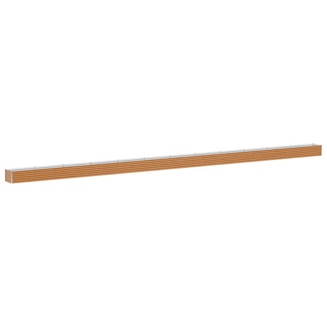 Vidaxl verhoogde plantenbak 1164 x 50 x 36 cm gegalvaniseerd staal