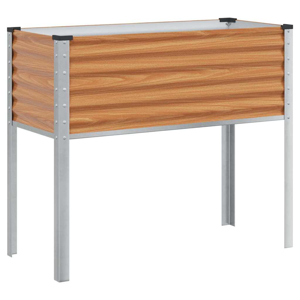 Vidaxl tuin bloempot licht bruin 100,5 x 40,5 x 90 cm