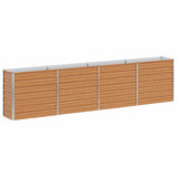 Vidaxl verhoogde plantenbak licht bruin 320 x 40 x 77 cm