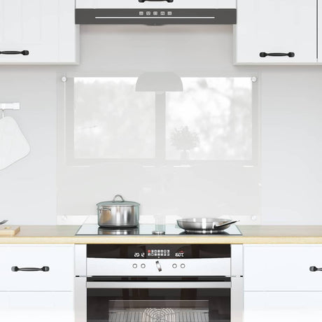 Vidaxl keuken achterwand doorzichtig 80 x 60 cm gehard glas