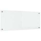 Vidaxl keuken achterwand doorzichtig 100 x 40 cm gehard glas
