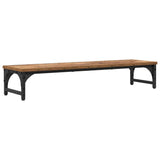 Vidaxl monitor stand oud hout 85 x 23 x 15,5 cm bewerkt hout