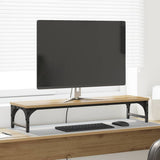 Vidaxl monitor stand artisan eiken 85 x 23 x 15,5 cm bewerkt hout