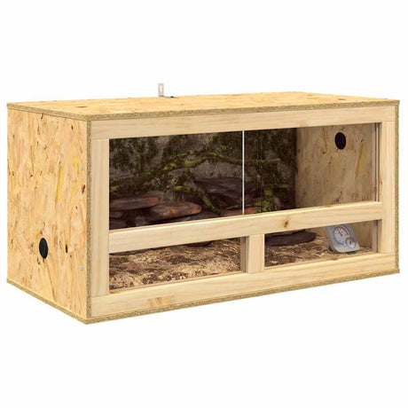 Vidaxl terrarium bruin 80 x 40 x 40 cm osb