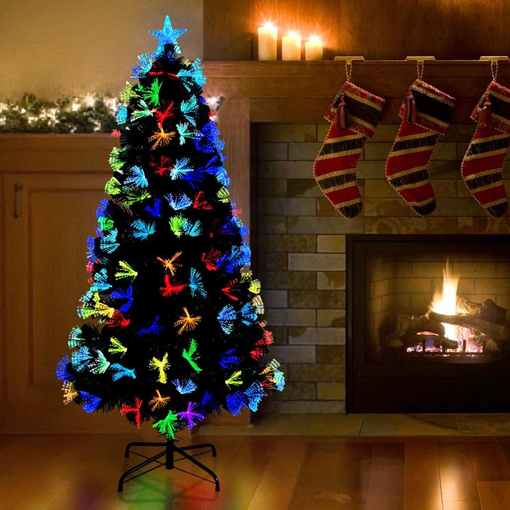 Vidaxl kunstkerstboom met 120 led met standaard groen 120 cm pvc