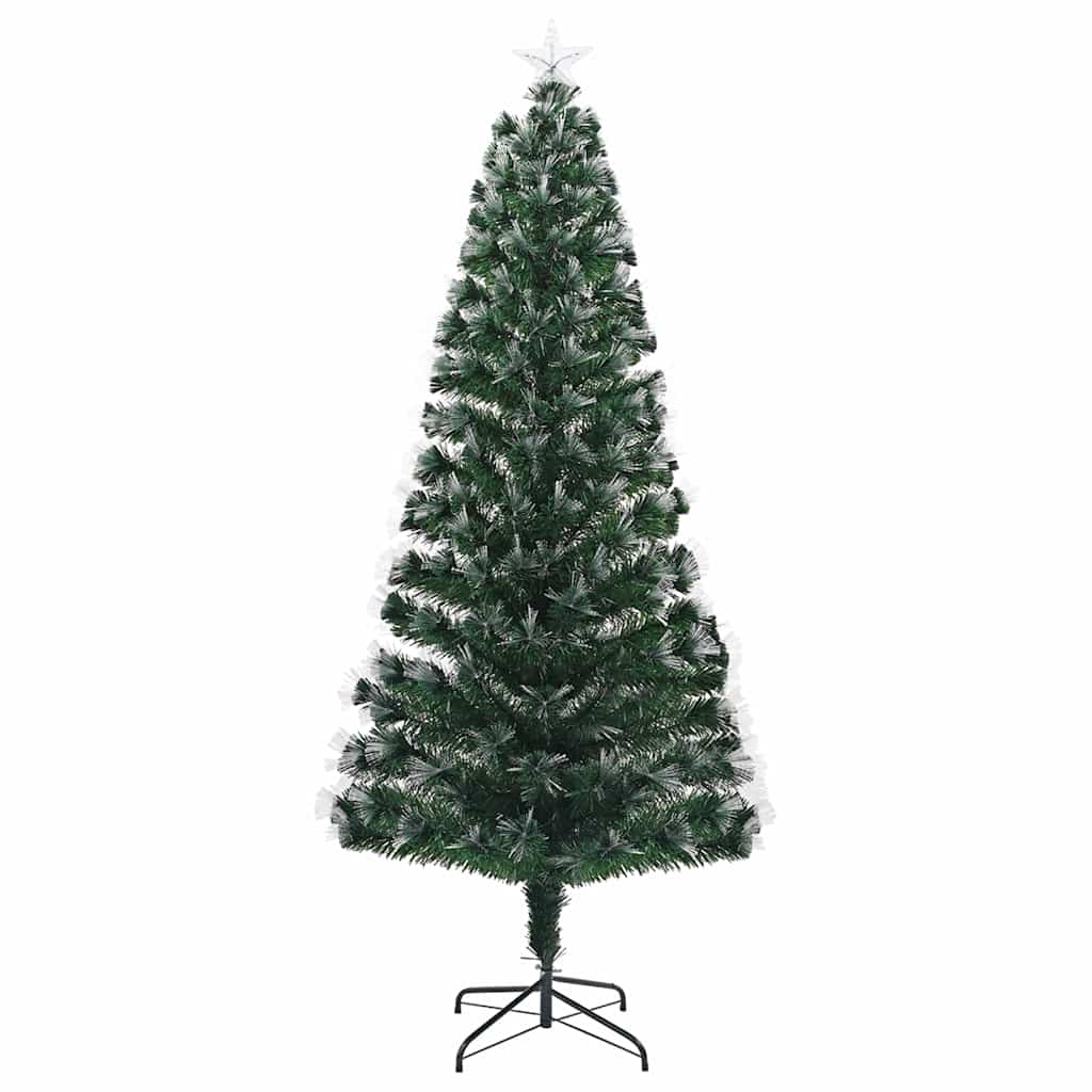 Vidaxl kunstkerstboom met 250 led met standaard groen 210 cm pvc