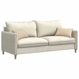 Vidaxl sofa kussens 2 pcs crème 50 x 30 cm stof