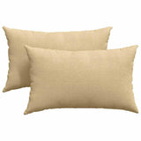 Vidaxl sofa kussens 2 stuks grijs groen 50 x 30 cm cordstof
