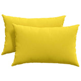 Vidaxl sofa kussens 2 pcs lichtgeel 60 x 40 cm stof