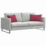 Vidaxl sofa kussens 2 stuks wijnrood 60 x 40 cm cordstof