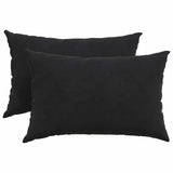 Vidaxl sofa kussens 2 stuks zwart 60 x 40 cm cordstof