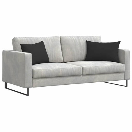 Vidaxl sofa kussens 2 stuks zwart 60 x 40 cm stof