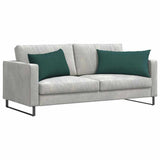 Vidaxl sofa kussens 2 pcs donkergroen 80 x 40 cm stof