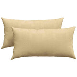 Vidaxl sofa kussens 2 stuks grijs groen 80 x 40 cm cordstof