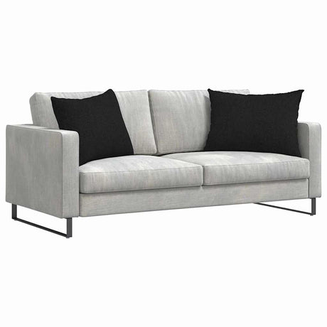 Vidaxl sofa kussens 2 pcs zwart 70 x 50 cm stof