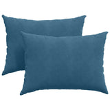 Vidaxl sofa kussens 2 stuks blauw 70 x 50 cm cordstof