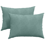 Vidaxl sofa kussens 2 stuks zeegroen 70 x 50 cm cordstof