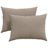 Vidaxl sofa kussens 2 stuks taupe 70 x 50 cm stof