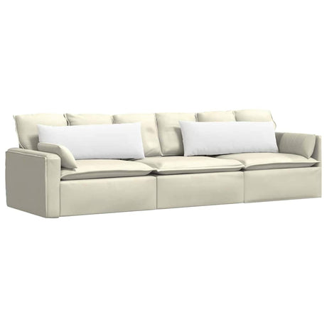 Vidaxl sofa kussens 2 pcs wit 120 x 40 cm stof