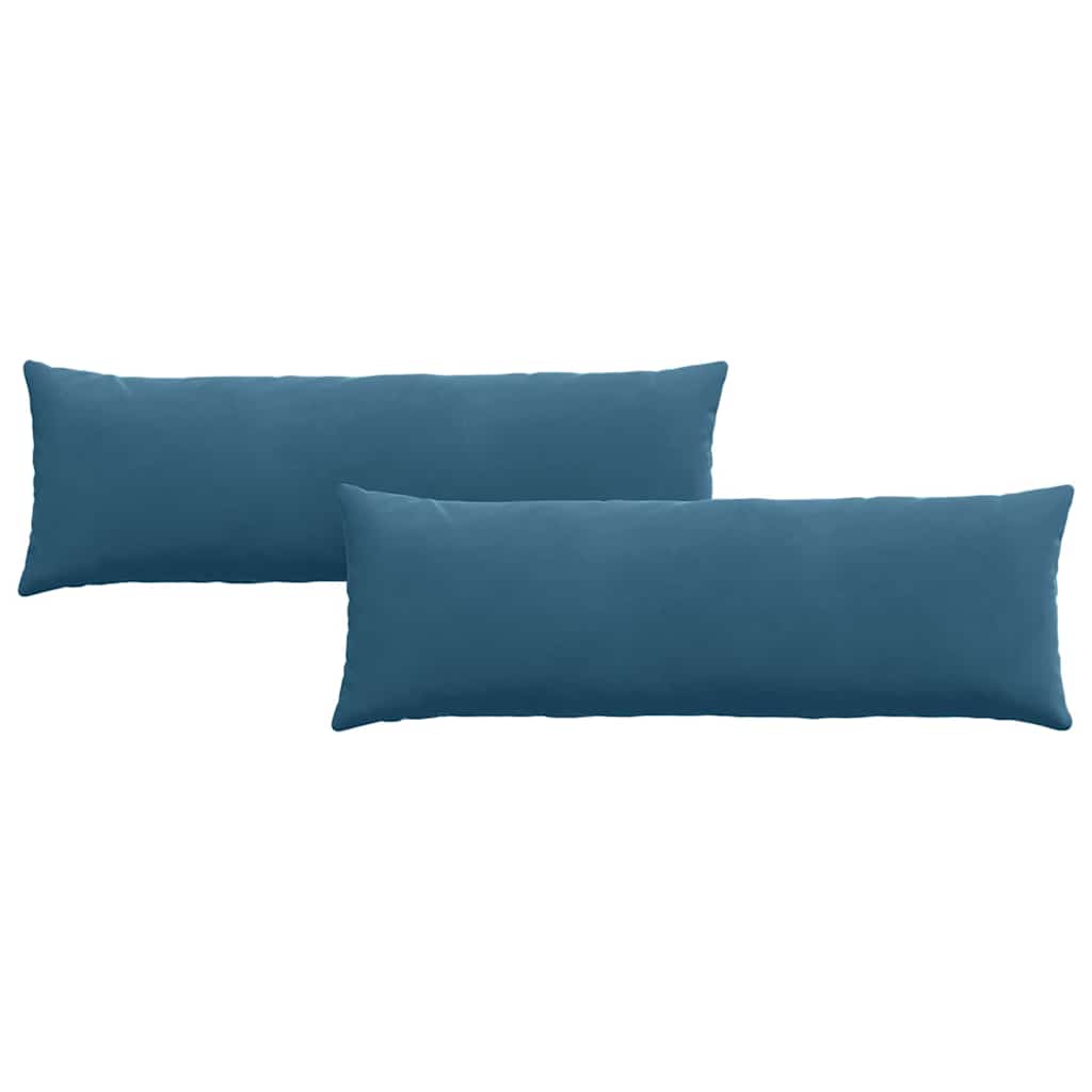 Vidaxl sofa kussens 2 stuks blauw 120 x 40 cm cordstof