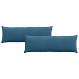 Vidaxl sofa kussens 2 stuks blauw 120 x 40 cm cordstof