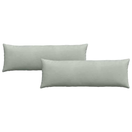 Vidaxl sofa kussens 2 stuks lichtgrijs 120 x 40 cm cordstof