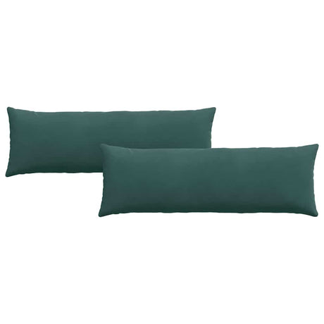 Vidaxl sofa kussens 2 stuks donkergroen 120 x 40 cm cordstof