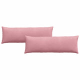Vidaxl sofa kussens 2 stuks roze 120 x 40 cm cordstof